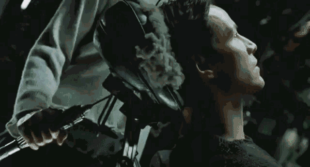 The head-jack going into the back of Neo's skull as he is plugged into the construct.